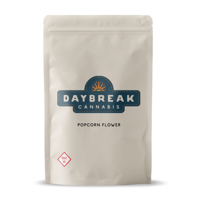 Daybreak popcorn flower mylar bag